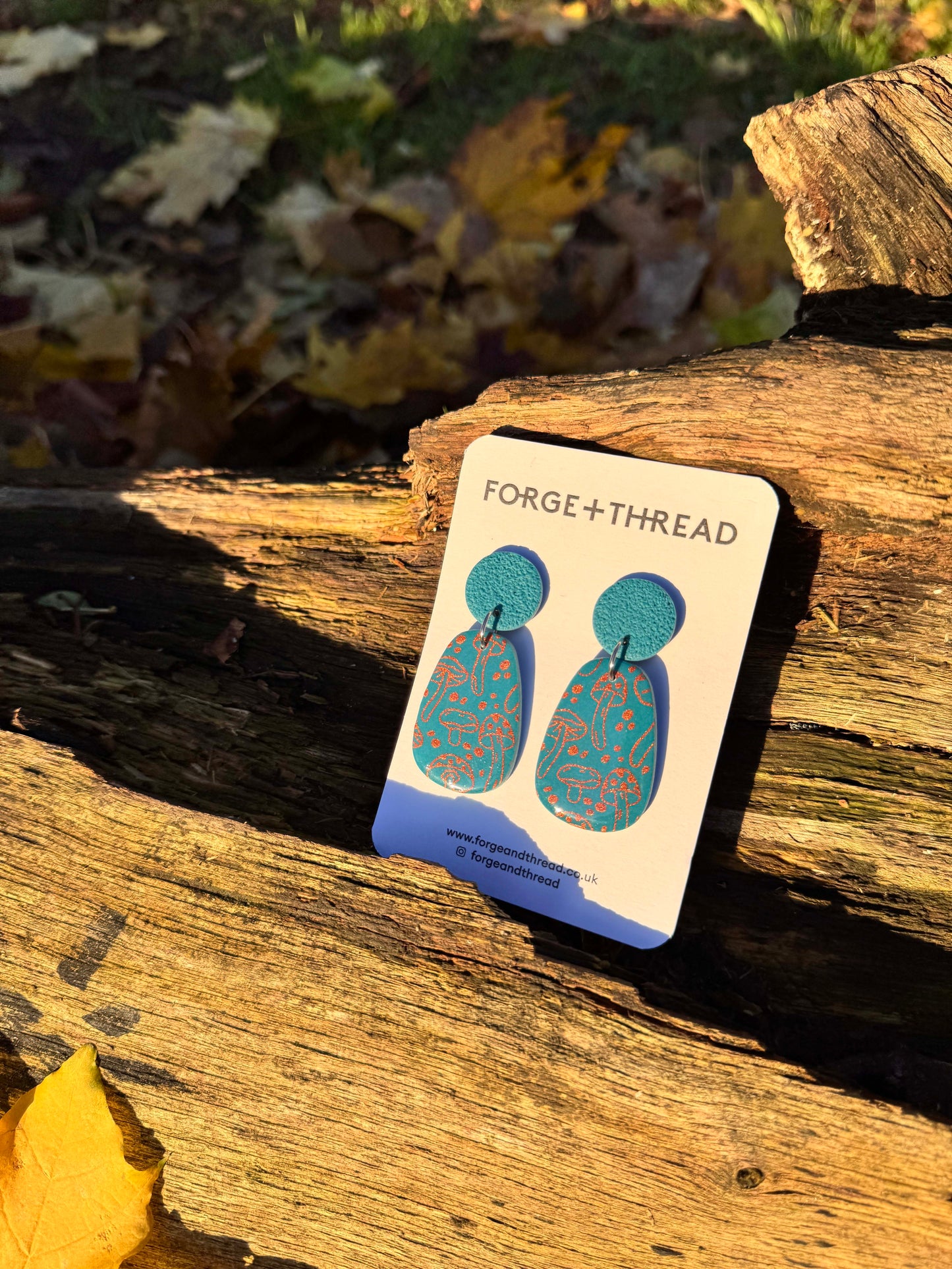 MUSHROOM PEBBLE EARRINGS