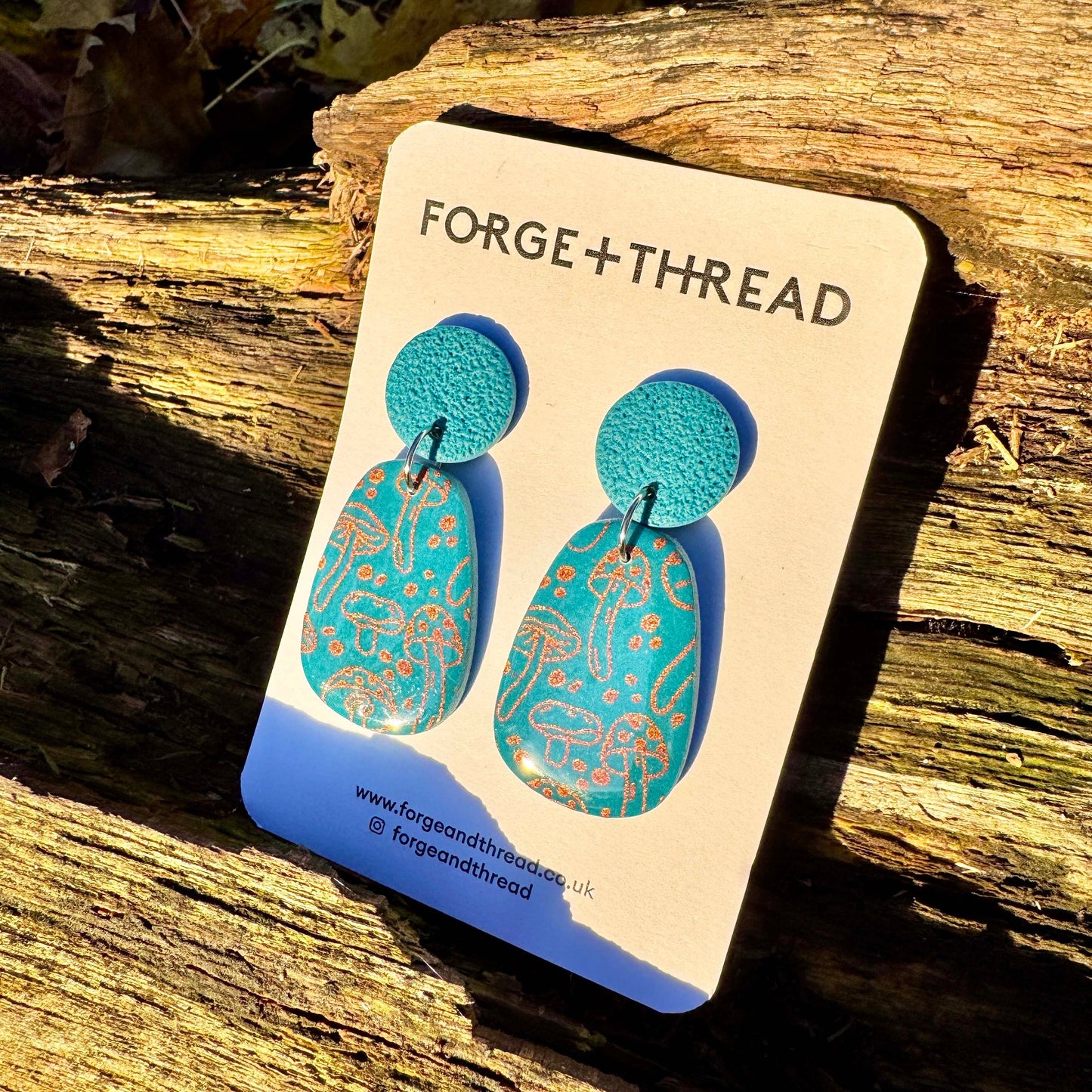 MUSHROOM PEBBLE EARRINGS