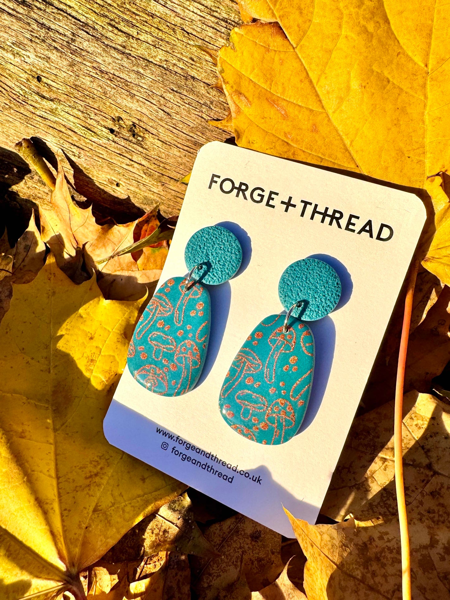 MUSHROOM PEBBLE EARRINGS