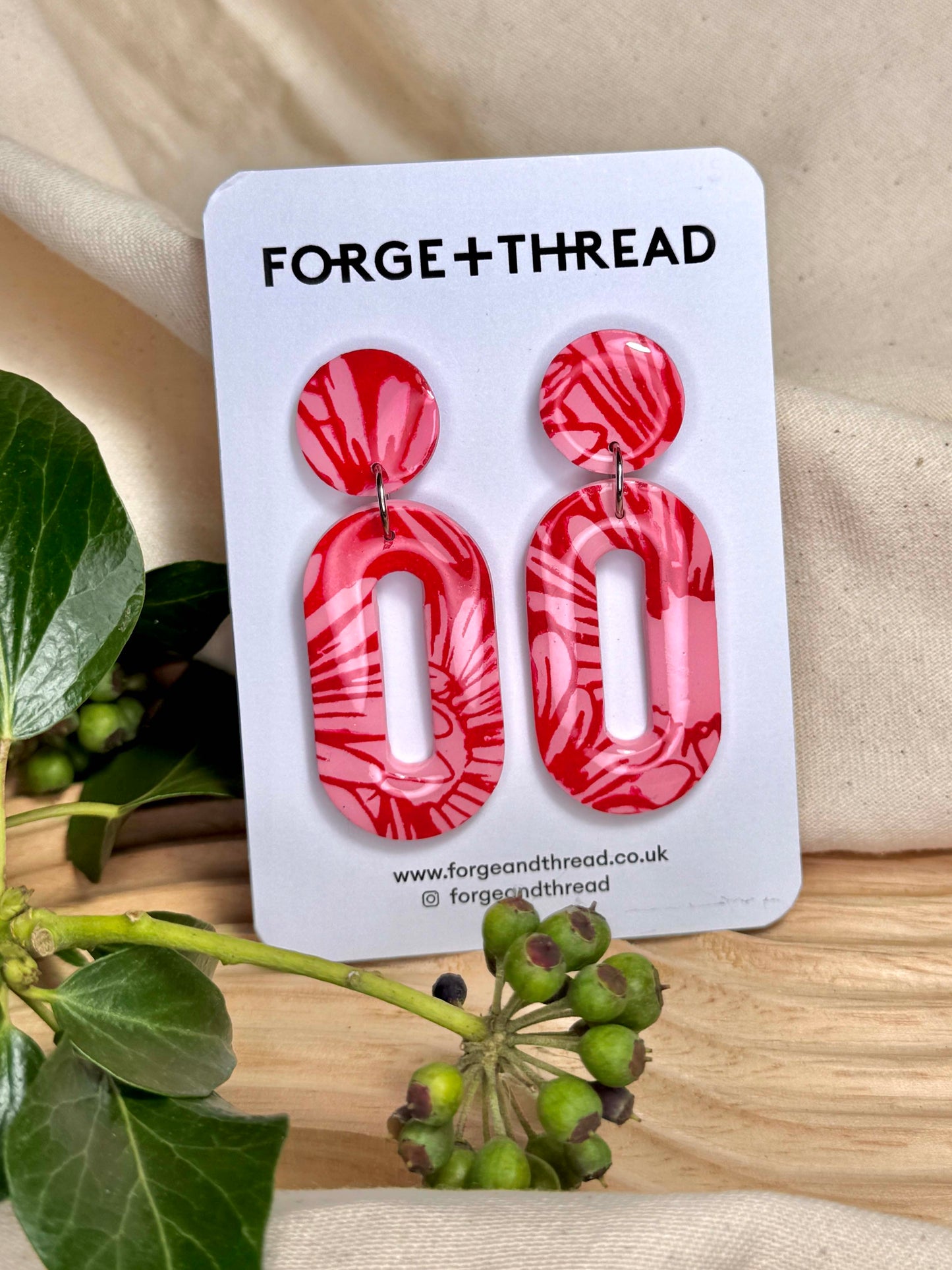 PINK SUNFLOWER OVALS