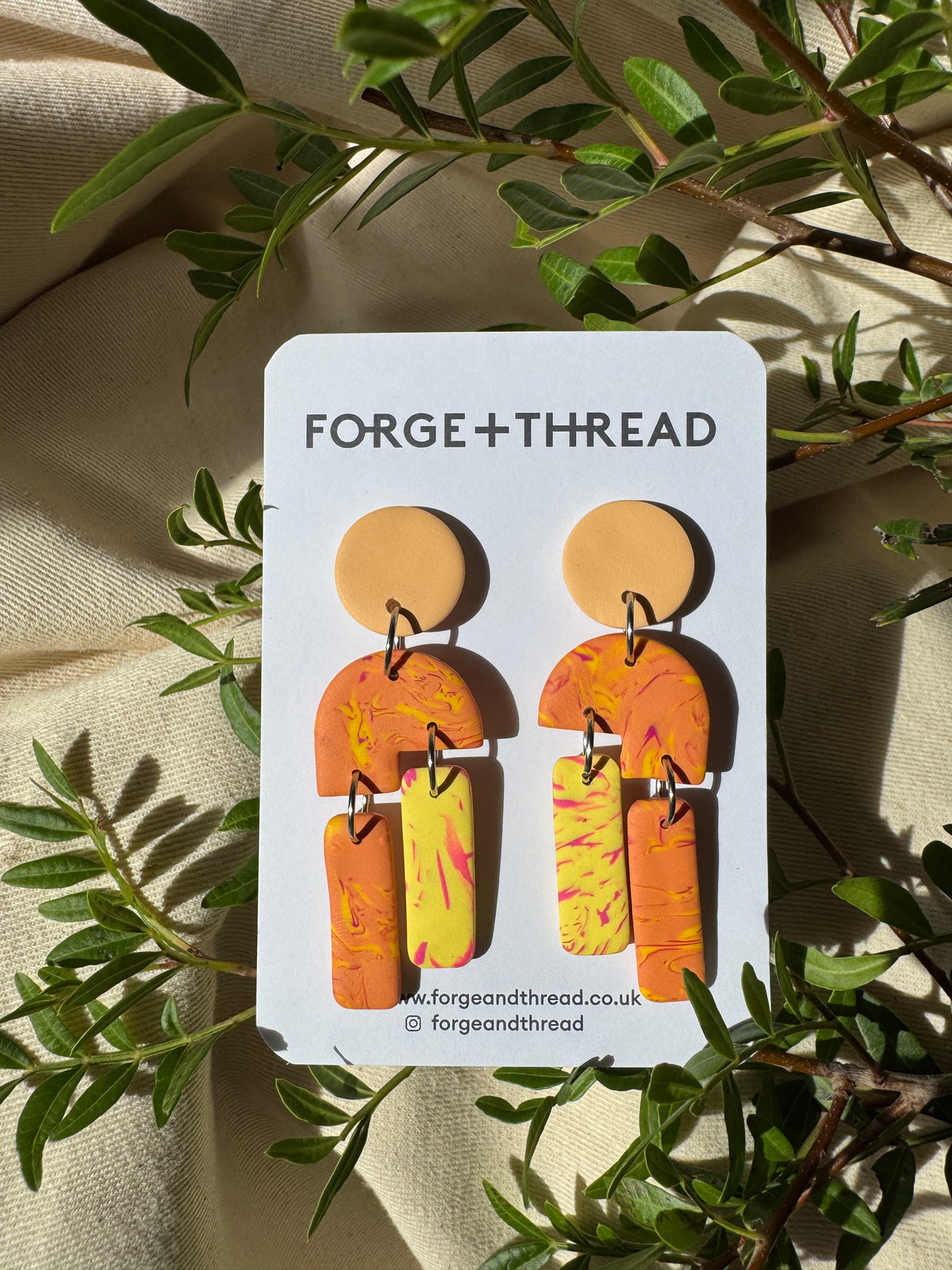 ORANGE & YELLOW WIND CHIME