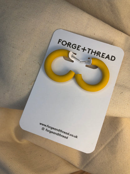 SMOOTH MUSTARD HOOPS