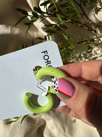 SMOOTH WASABI HOOPS