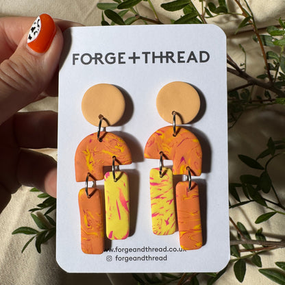 ORANGE & YELLOW WIND CHIME