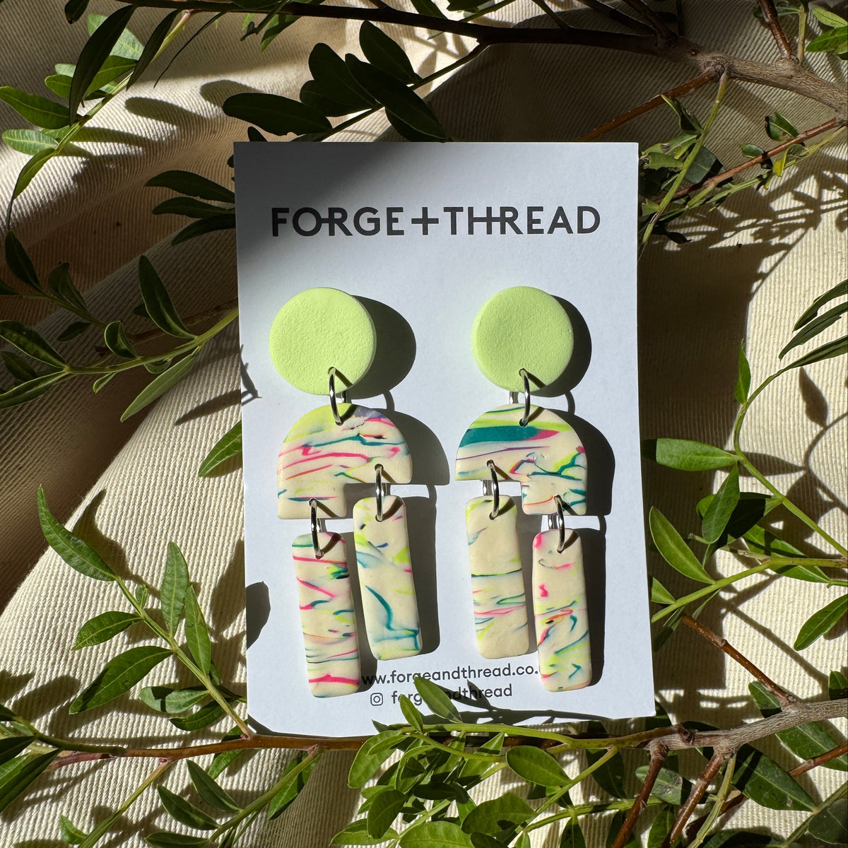 LIME & CREAM WIND CHIME