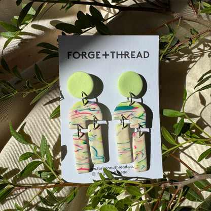 LIME & CREAM WIND CHIME