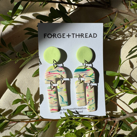 LIME & CREAM WIND CHIME