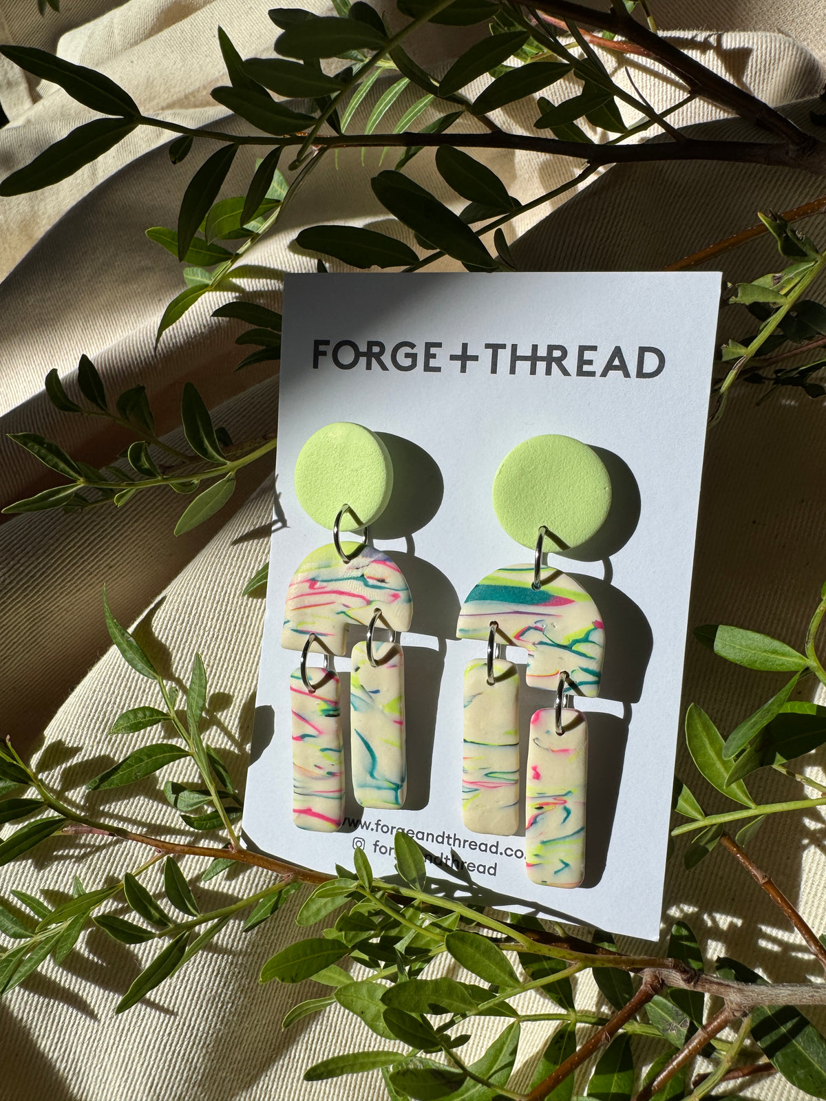 LIME & CREAM WIND CHIME