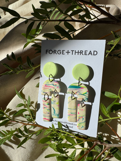 LIME & CREAM WIND CHIME