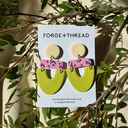 WASABI  3 PIECE EARRINGS