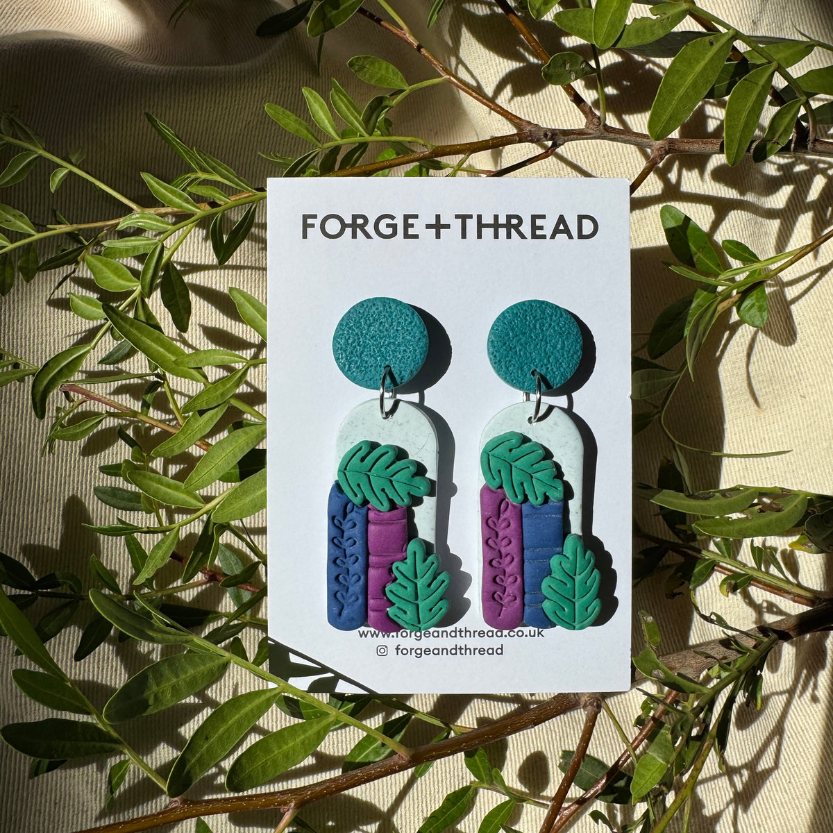 TALL BOOKSHELF EARRINGS