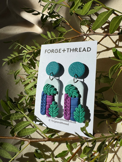 TALL BOOKSHELF EARRINGS