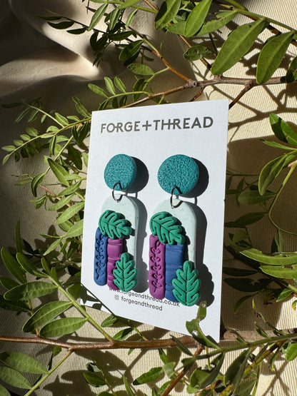 TALL BOOKSHELF EARRINGS