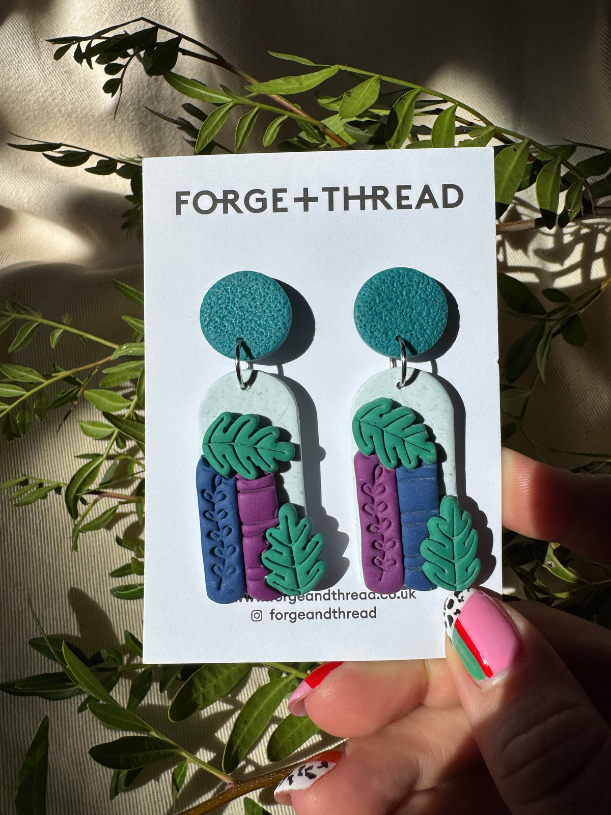 TALL BOOKSHELF EARRINGS