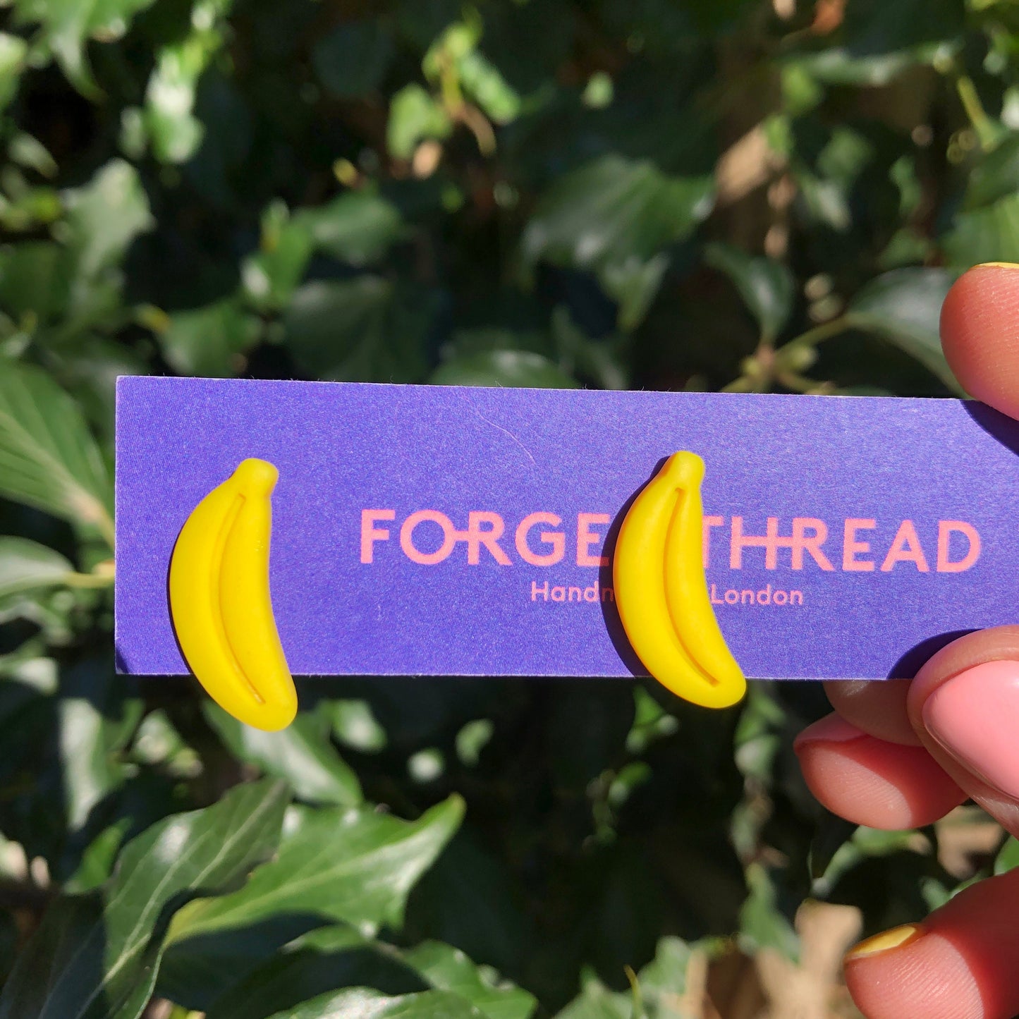 BANANA STUD EARRINGS