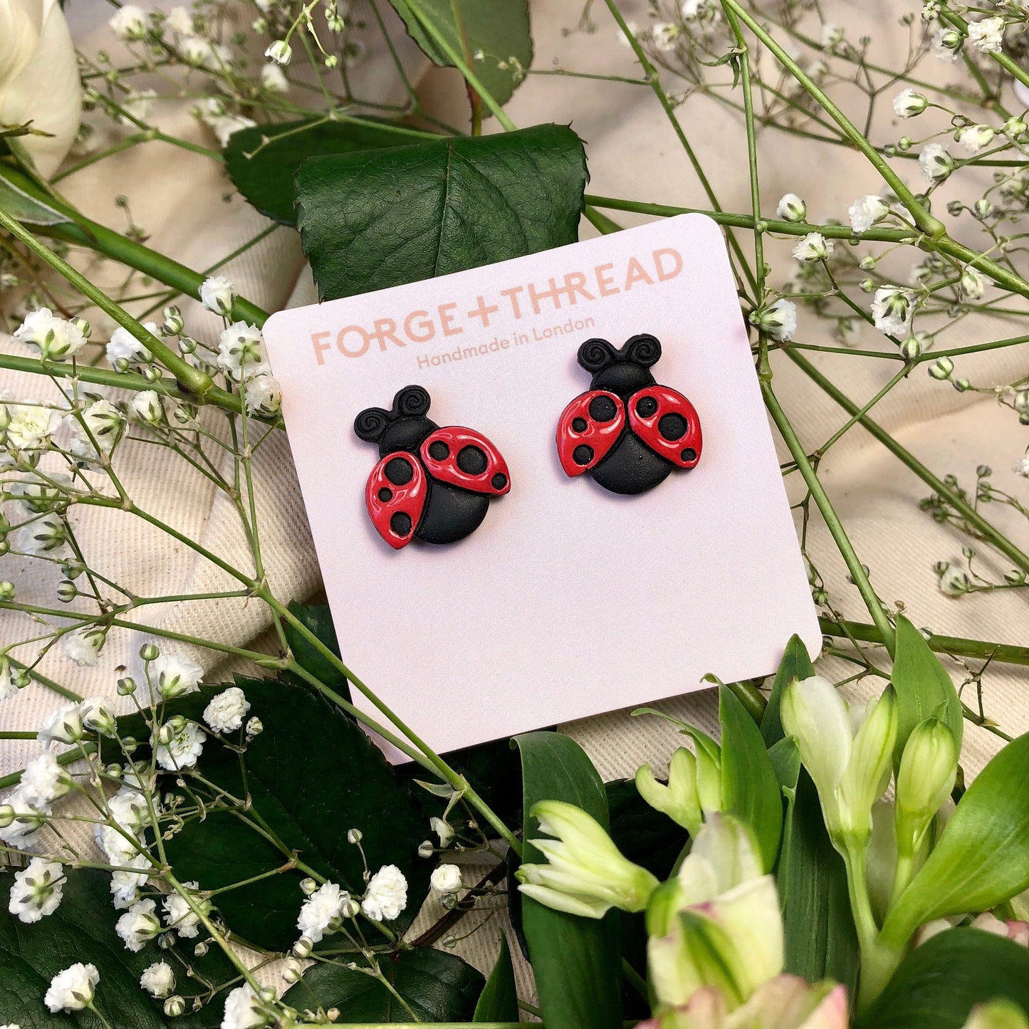 LADYBUG STUDS